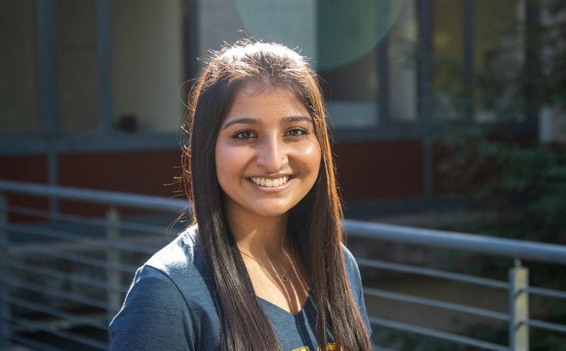 Rishita Wairagade supports the new student experience as a Baskin Engineering Student Ambassador